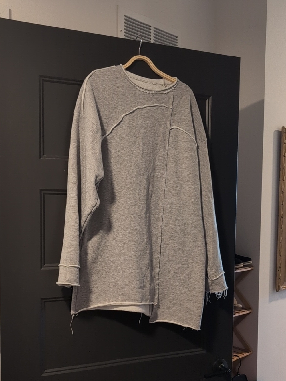 Locker Room Asymmetrical Sweatshirt
